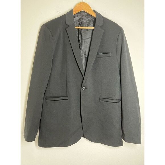 Goofandy Black Blazer One button Size L - Picture 1 of 13